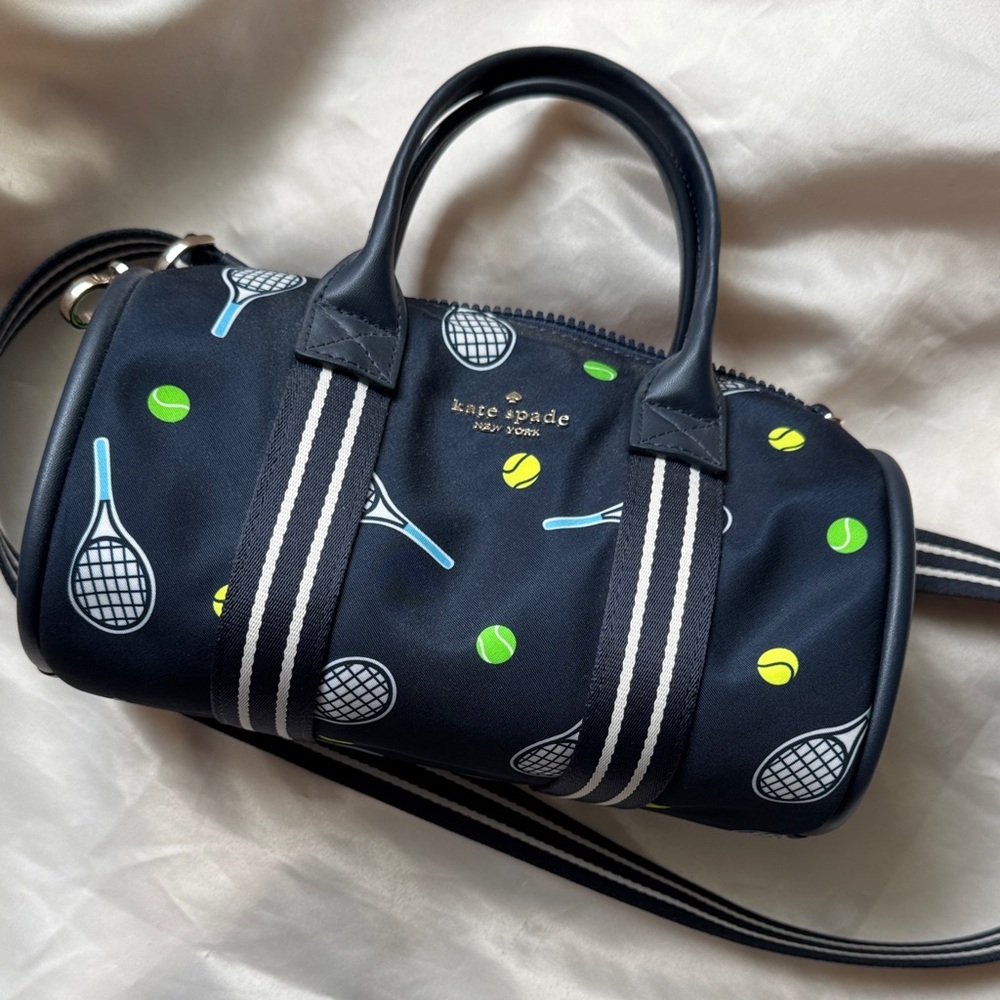 🎾♠️ Kate Spade Navy Tennis Print Bag ♠️🎾
